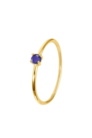 Bague - Or jaune et saphir