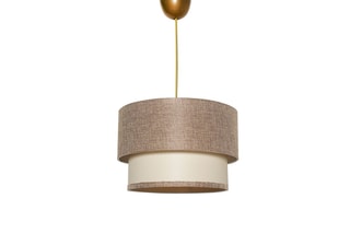 Suspension - Beige et crème