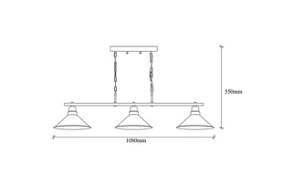 Suspension Sivani - Noir