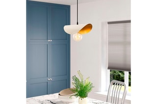 Suspension Sivani - Blanc et doré - 100 W