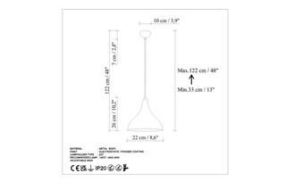 Suspension - Bronze - 40 W