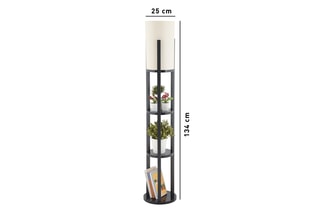 Lampadaire Circle Nora  Noir
