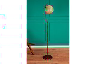 Lampadaire Povimento - Doré et naturel