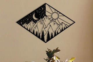 Décoration murale Suveyda Noir