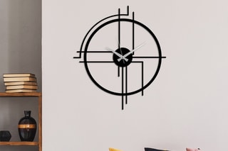 Horloge Minimal - 49 x 43 cm - Noir