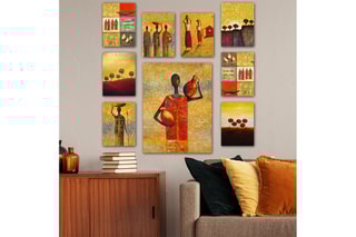 9 tableaux - 
20 x 15 cm / 30 x 40 cm 