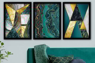 3 tableaux - 35 x 45 cm