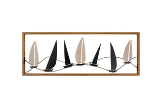 Décoration murale Guzelce - 
Beige et noir