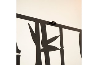 Décoration murale Bamboo - Noir