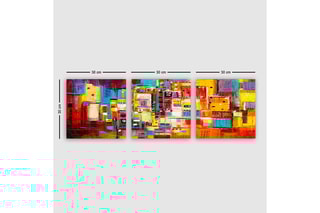 Triptyque - 30 x 30 cm