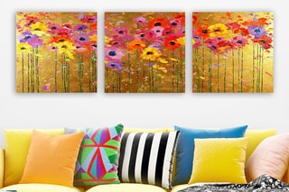 Triptyque - 30 x 30 cm