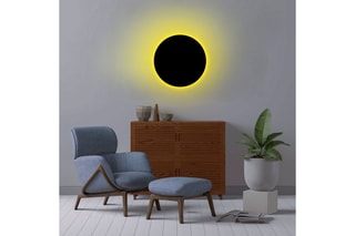 Applique murale LED fluorescent Circle - Jaune