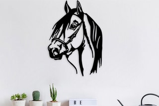 Décoration murale -  40 x 55 cm - Noir -
