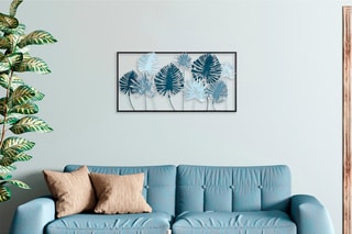 Décoration murale 41 x 81 x 5 cm - Bleu