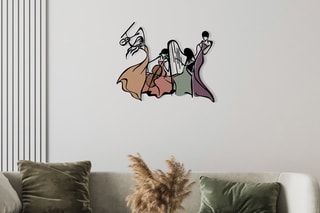Décoration murale - Noir - 51,5 x 42,5 cm