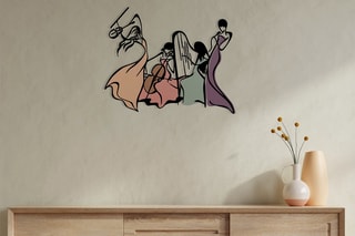 Décoration murale - Noir - 51,5 x 42,5 cm
