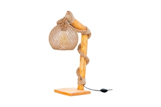 Lampe à poser en bois Canasta Naturel