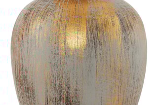 Lampe à poser -  Crème et doré