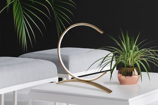 Lampe LED à poser Moon - Doré - 12 W