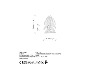 Applique murale - Doré - 40 W