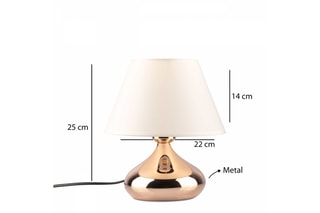 Lampe de table - Crème - 40 W