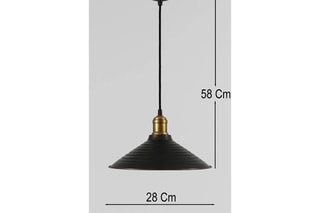 Suspension - Noir - 40 W