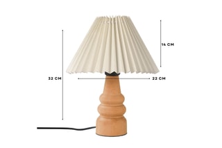 Lampe de table - Crème - 40 W