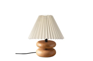 Lampe à poser en bois - Crème - 40 W