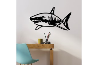 Décoration murale - 70 x 36 cm - Noir