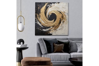 Tableau en bois - 70 x 70 cm