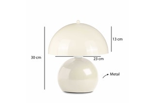 Lampe à poser - Crème - 40 W