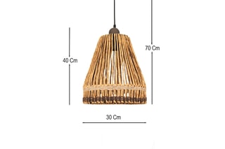 Suspension - 40 W - Beige - 40 W