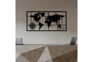 Plaque murale - Noir - 50 x 101 cm