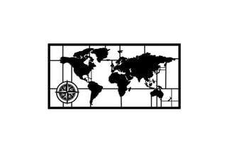 Plaque murale - Noir - 50 x 101 cm