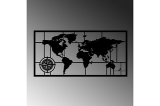 Plaque murale - Noir - 50 x 101 cm