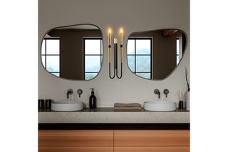 Applique murale - Noir - 2 x 40 W
