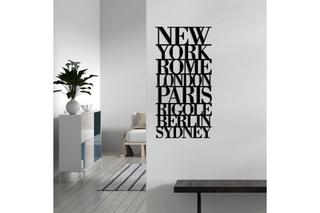 Décoration murale - 70 x 35 cm - Noir