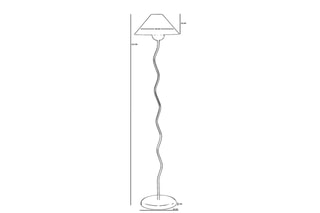Lampadaire - Doré - 40 W