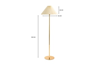Lampadaire - Crème - 40 W