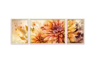 Triptyque en bois massif
