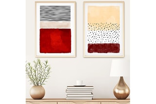 2 tableaux en bois