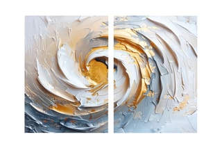 Diptyque en pin - 160 x 120 cm