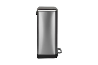Caixote do lixo com pedal  30 l - Recondicionado - Aço inoxidável