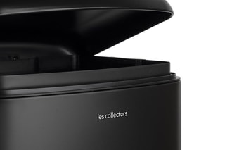 Caixote do lixo com pedal Preto - Recondicionado - Aço inoxidável