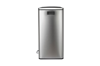 Caixote do lixo para triagem com pedais 2 x 30 l Aço inoxidável - Recondicionado - Aço inoxidável