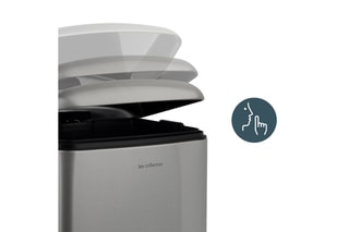 Caixote do lixo com pedal em aço inoxidável - 20 l