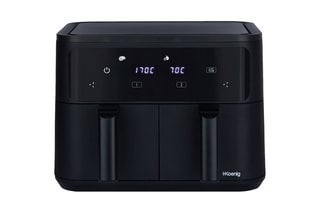 Fritadeira dupla sem óleo - 2 x 4,5 l - 2400 W