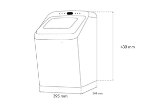 Máquina de gelo 2,8 l