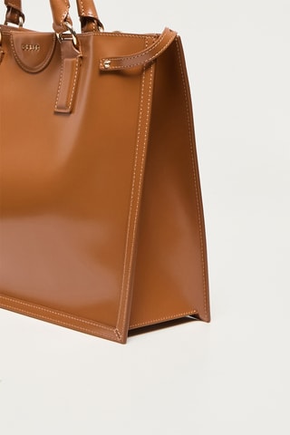 Sac à main en cuir Issa - Camel