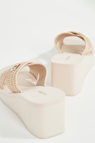 Mules compensées Danvi - Beige
